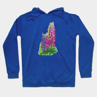 New Hampshire Lupines Hoodie